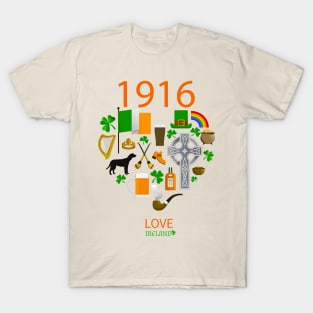 1916, Love Ireland T-Shirt